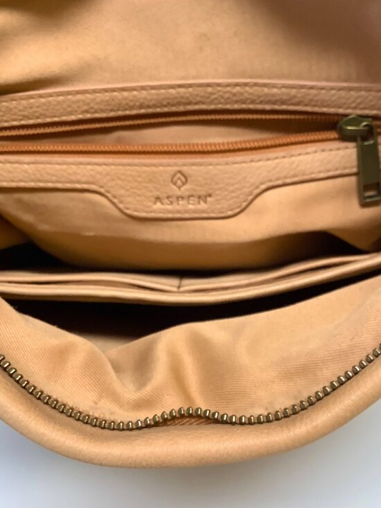 Aspen Tan Leather Backpack main image 4
